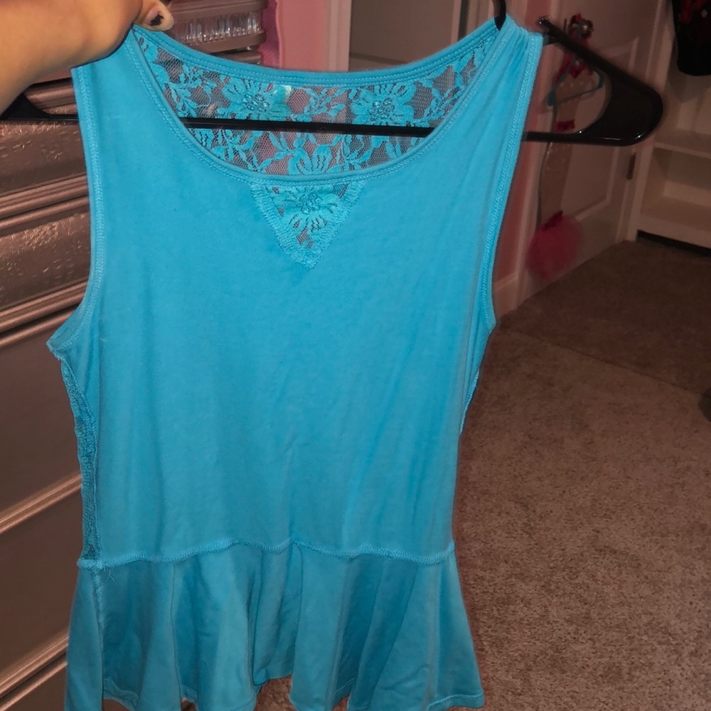 Blue tank top